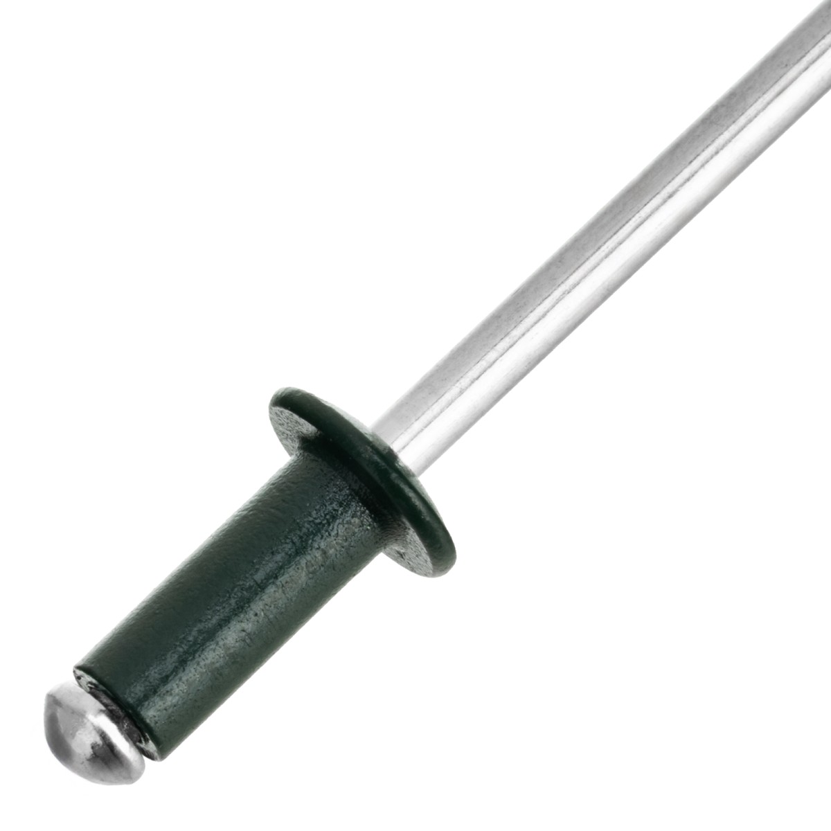 картинка Заклепки 4.0 х 10 мм RAL 6005, темно-зеленые, 50 шт Matrix
