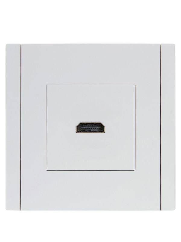 картинка Розетка HDMI FORTE&PIANO FP240 бел. IEK FP-H10-K01