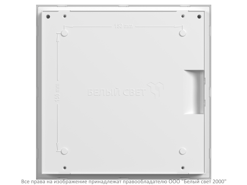 картинка Оповещатель пожарный световой BS-VETERIS-10-F1-12 Белый свет a24641