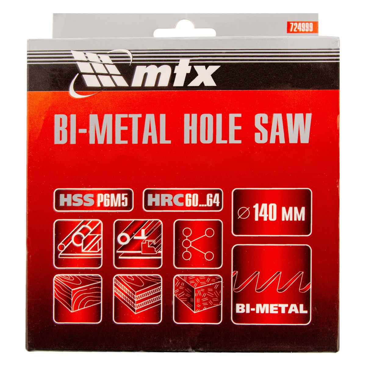 картинка Коронка Bimetal, 140 мм Matrix
