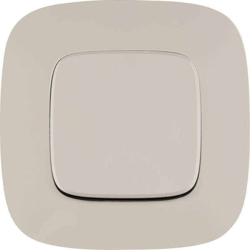 картинка Переключатель 1-кл. СП Valena Allure 10А IP20 250В 10AX с лицев. панелью безвинтов. зажимы механизм сл. кость Leg 752806