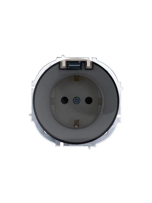 Розетка 1-м СП OSEN IP44 с заземл. с крышкой ПБТ механизм сл. кость LEZARD 743-9088-123BIPCH