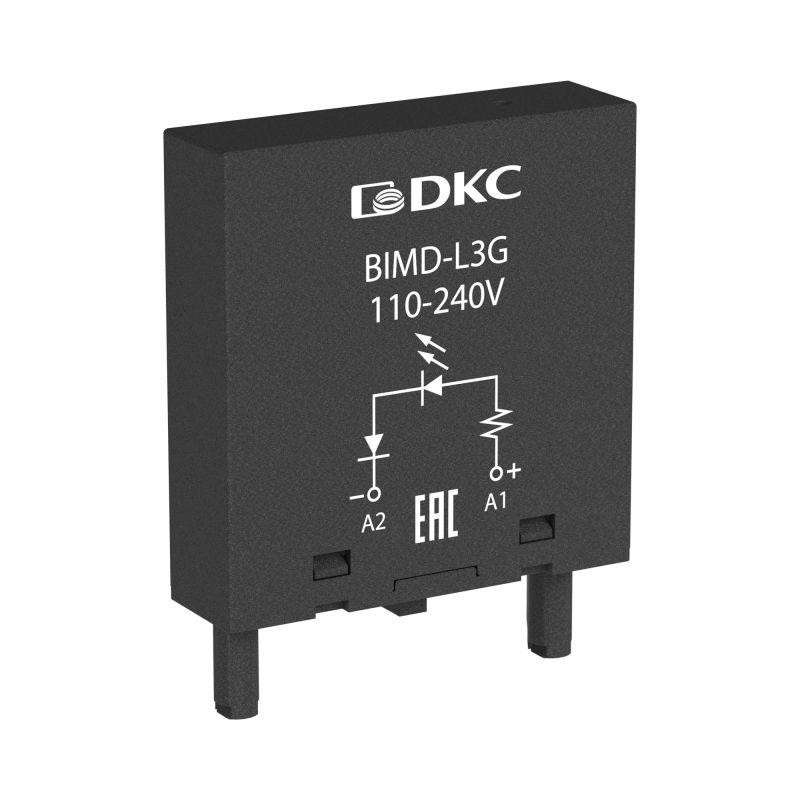 Модуль индикации и защиты RC-цепочка 6-24В AC/DC DKC BIMD-RC1
