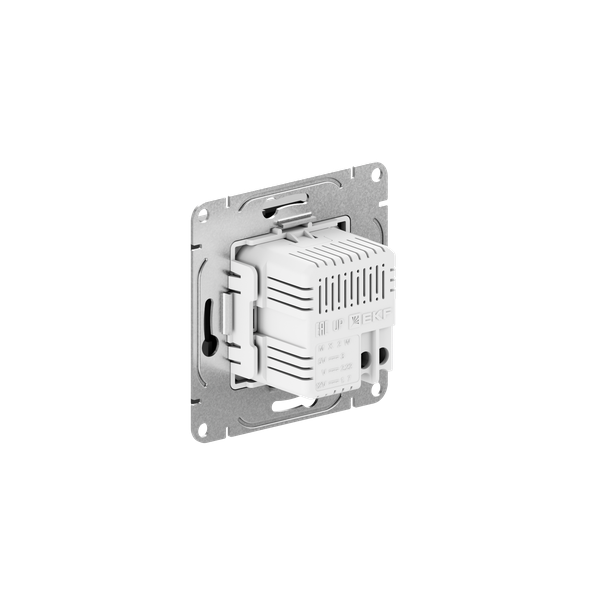 картинка Розетка СП Эпика USB-С быстрая механизм черн. EKF UP1-SOB-USBCF