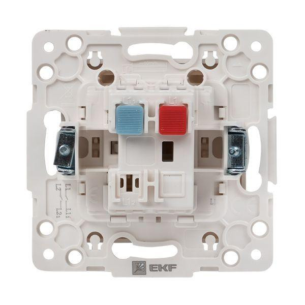 картинка Выключатель 1-кл. Стокгольм 10А механизм бел. PROxima EKF EYV10-121-10
