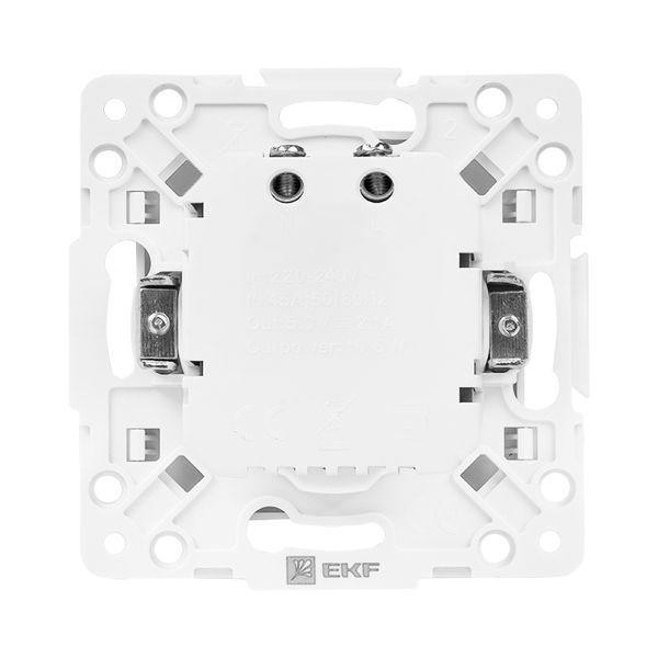 картинка Розетка USB 2-м Стокгольм 2.1А механизм бел. PROxima EKF EYR16-028-10-2USB