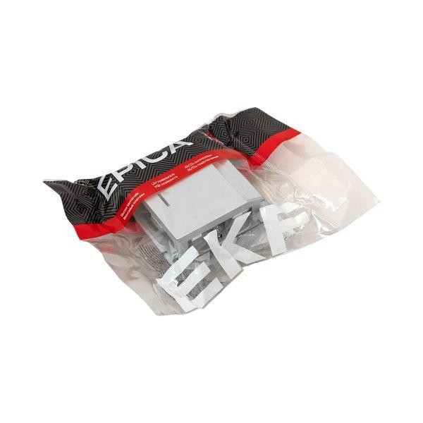 картинка Выключатель карточный Эпика с подсветкой механизм алюм. EKF UP1-SWA-card