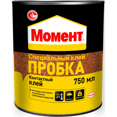 Клей пробка 750мл Момент Б0046239