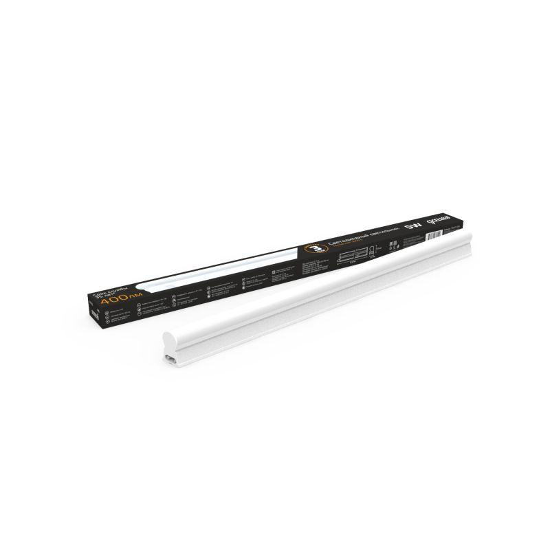 картинка Светильник светодиодный Black 5Вт 3000К IP20 400лм 170-264В 312х22х37мм ДВО линейный накладной бел. GAUSS 130511105