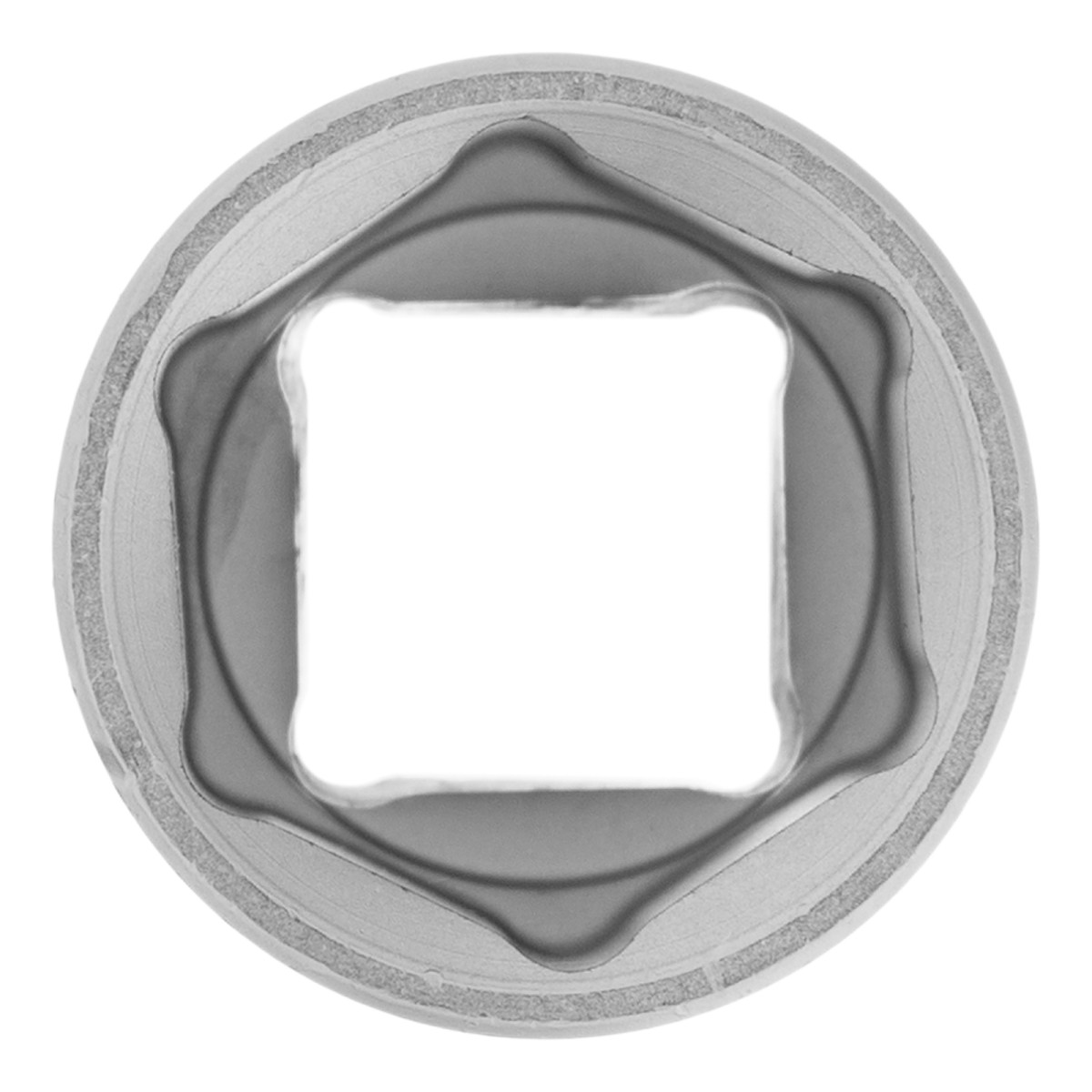 картинка Головка торцевая, 19 мм, шестигранная, CrV, под квадрат 1/2, хромированная Matrix