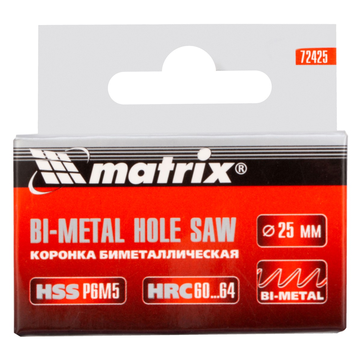 картинка Коронка Bimetal, 25 мм Matrix