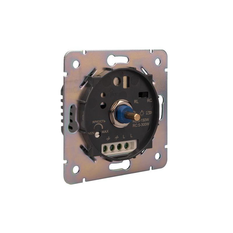 Светорегулятор (диммер) СП 300Вт ROUND MIELE титан Kranz KR-78-0732-2