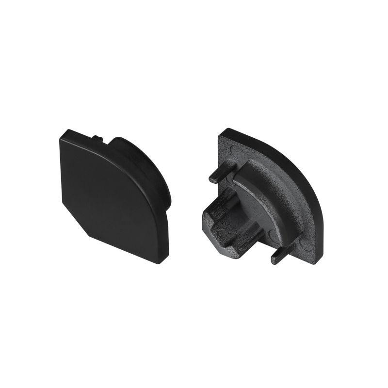 Заглушка SL-KANT-H10 BLACK глухая пластик (комплект) Arlight 049409