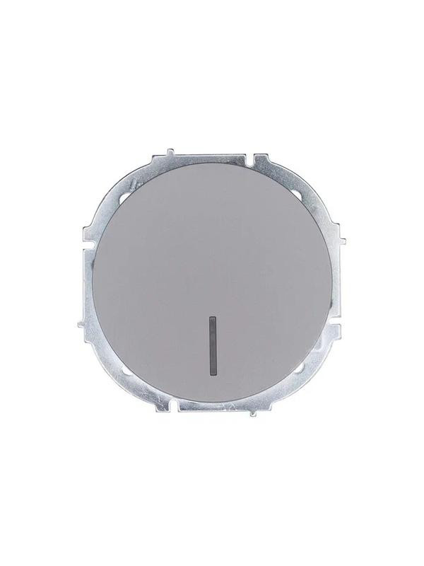 картинка Выключатель 1-кл. СП OSEN 10А IP20 с подсветкой механизм сер. матов. LEZARD 743-7488-111