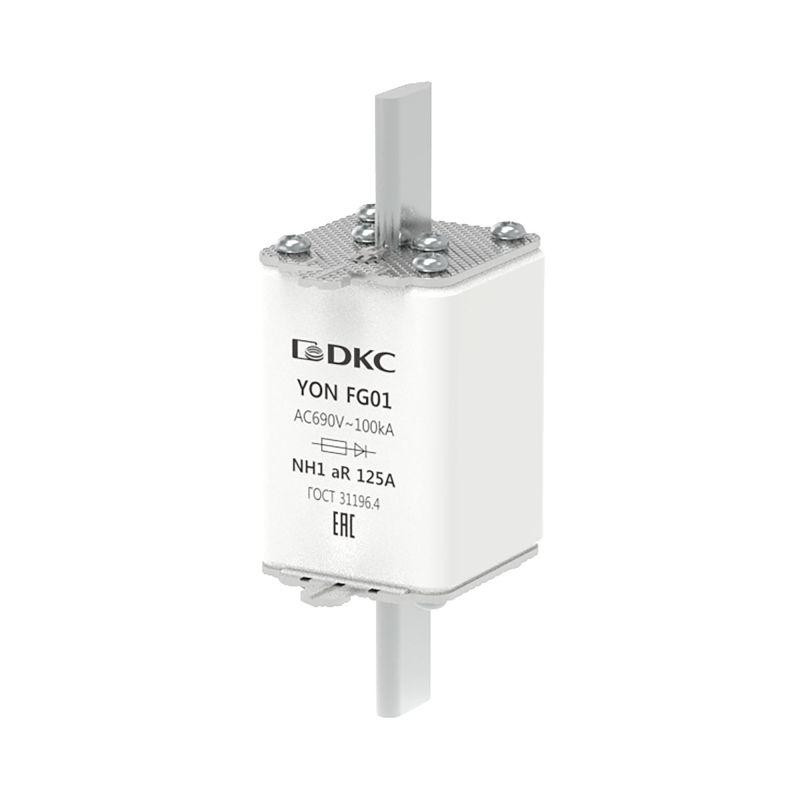Предохранитель YON ножевого типа FG1 125А 690В хар-ка aR DKC 1FG01-0125-690V-AR