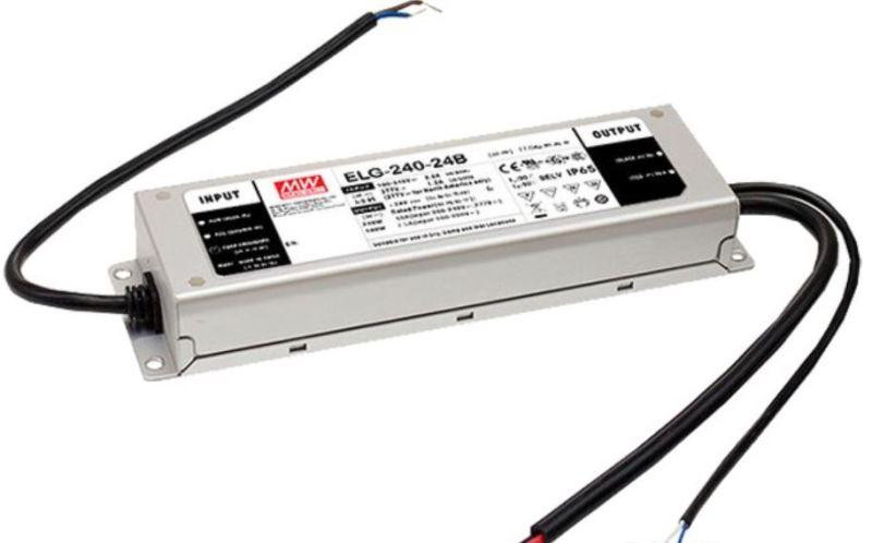 Драйвер 240Вт 24В для светодиодной ленты Meanwell IP67 диммер DALI 244x71x37.5 VARTON ELG-240-24DA-3Y