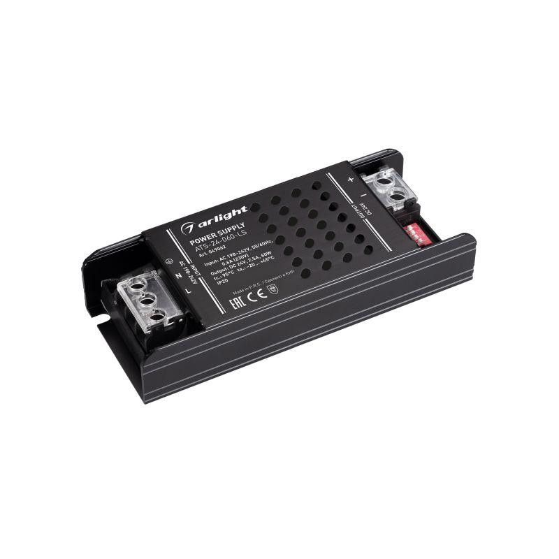 Блок питания ATS-24-060-LS 24В 2.5А 60Вт IP20 сетка Arlight 049062