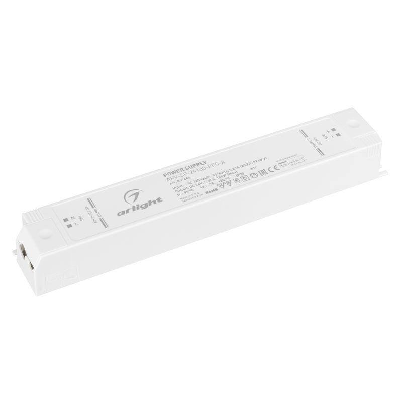Блок питания ARV-SP-24180-PFC-A 24В 7.5А 180Вт IP20 пластик Arlight 047444