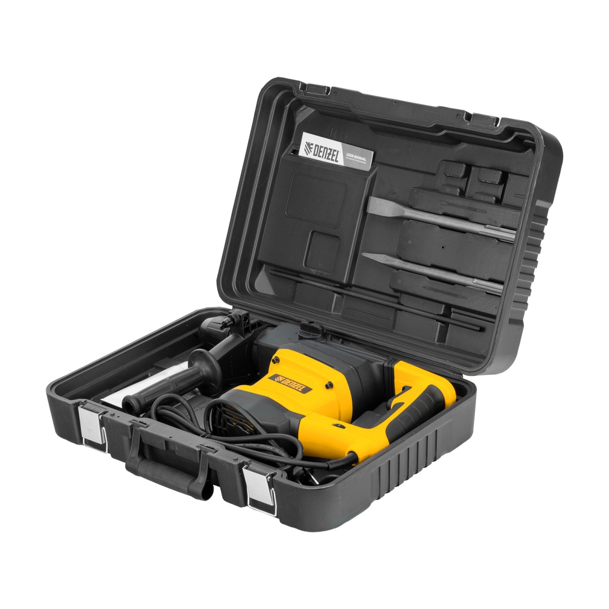 Перфоратор электрический RHVB-1300-40, SDS-Max, 1300 Вт, 10 Дж, 2 реж. Denzel