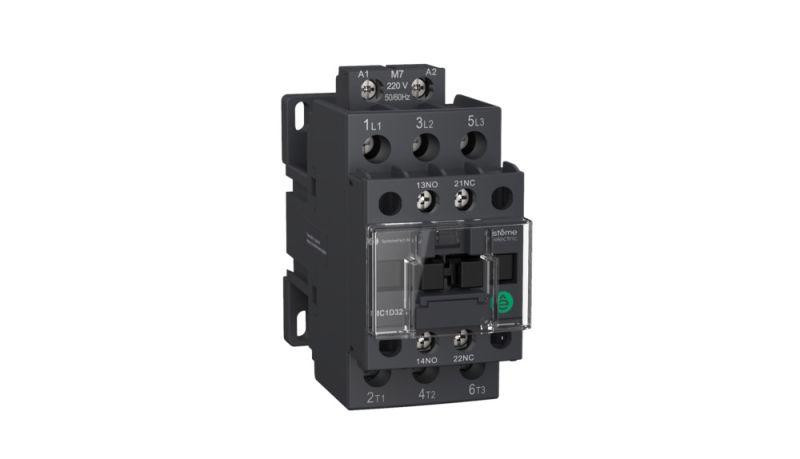 Контактор MC1D 3п 25А НО+НЗ 24В DC с пониж. током потребл. катушки SE MC1D25BL