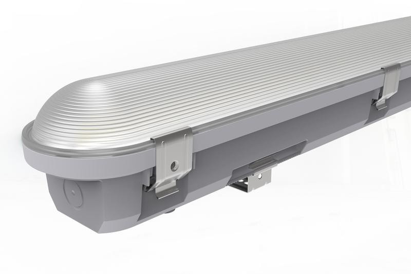 картинка Светильник светодиодный ДСП WP 11 C 20W OP 840 L600 600х85х80мм 20Вт 4000К IP65 пылевлагозащ. бел. Русский Свет 15071123075