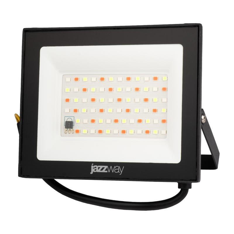 Прожектор светодиодный PFL RGB-RC 30Вт BL ДО/СДО IP65 (управление с пульта группой прожекторов R15м) JazzWay 5064188
