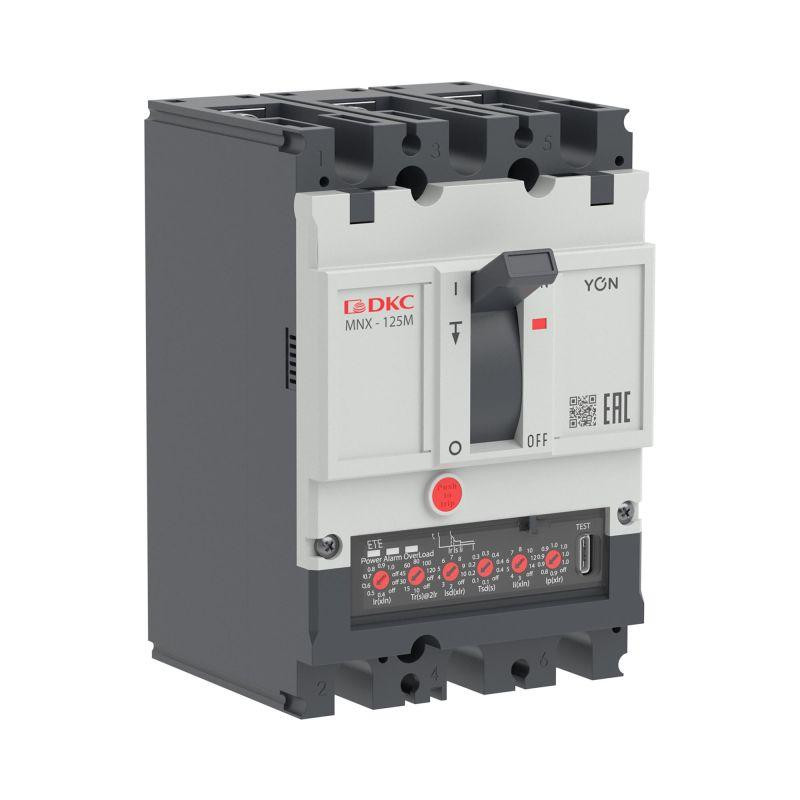 Выключатель автоматический 3P 63А 100кА pro MNX125M при AC415V расцепитель ETE YON MNX125M3PETE0063