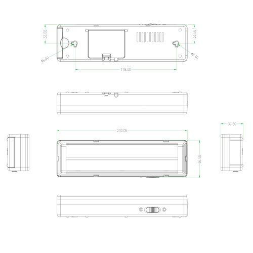 картинка Светильник светодиодный DBA-104-0-20 44LED 6ч IP20 стрелка аварийный непостоянный Эра Б0044397