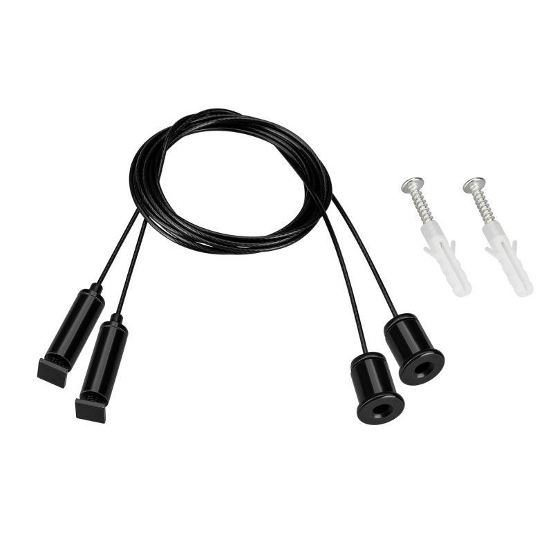 Подвес ARL-S-2x2m Set BLACK (Pad 9х2мм) метал. Arlight 042735