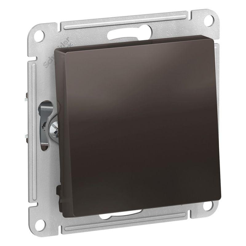 картинка Переключатель проходной 1-кл. СП AtlasDesign 10А IP20 (сх. 6) 10AX механизм мокко SE ATN000661