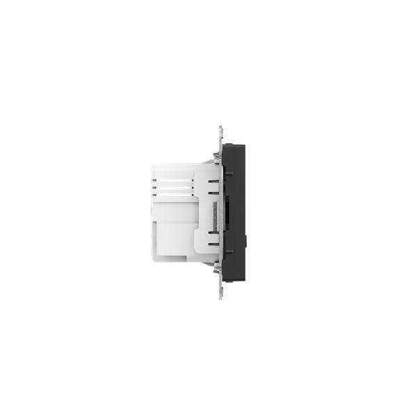 картинка Розетка СП Эпика USB-С быстрая механизм черн. EKF UP1-SOB-USBCF