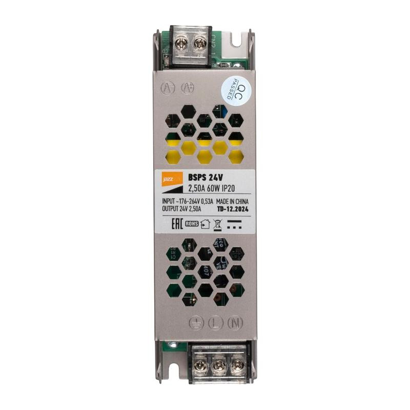 Блок питания для светодиод. ленты BSPS 24В 2.50А= 60Вт IP20 Pro JazzWay 5062160