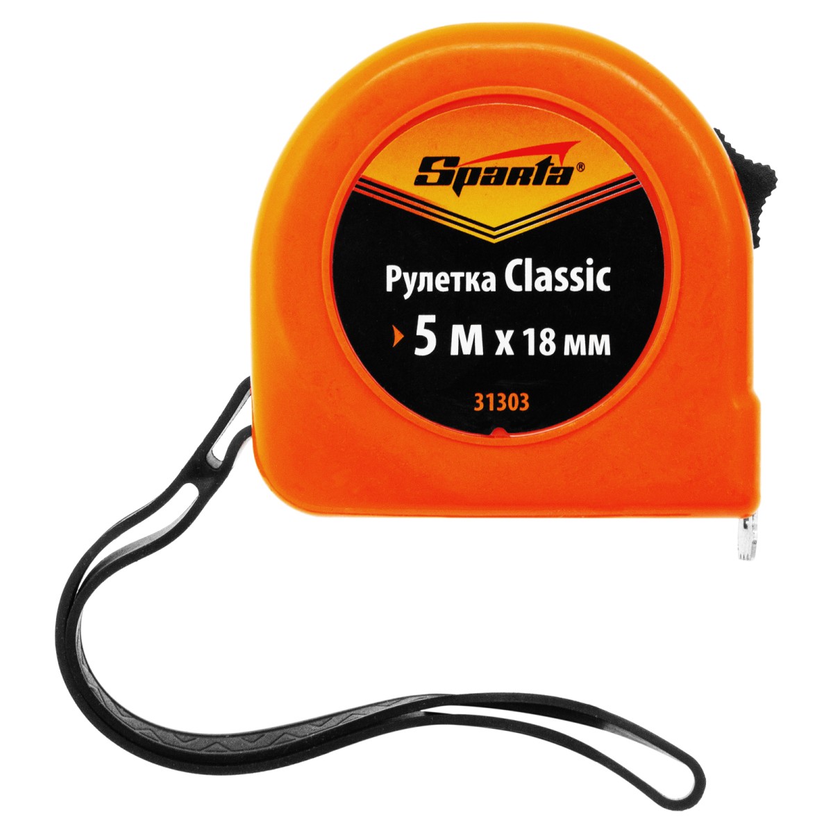 картинка Рулетка Classic,5 м х 18 мм,пластиковый корпус Sparta