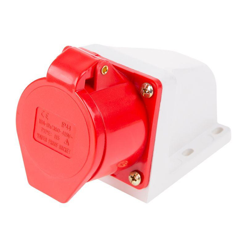 картинка Розетка стационарная 115 16А 3Р+РЕ+N 380В IP44 Rexant 11-8911