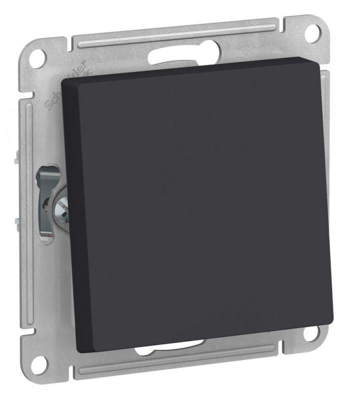 картинка Переключатель проходной 1-кл. СП AtlasDesign Aqua 10А IP44 (сх. 6) 10AX механизм карбон SE ATN441061