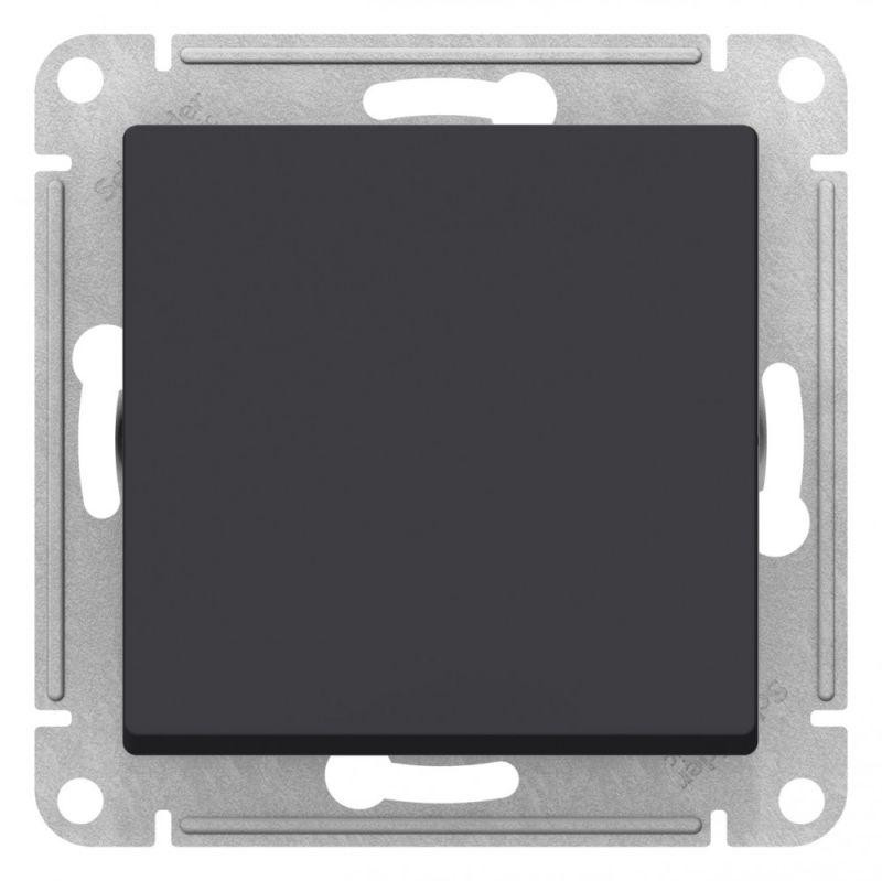 картинка Переключатель проходной 1-кл. СП AtlasDesign Aqua 10А IP44 (сх. 6) 10AX механизм карбон SE ATN441061