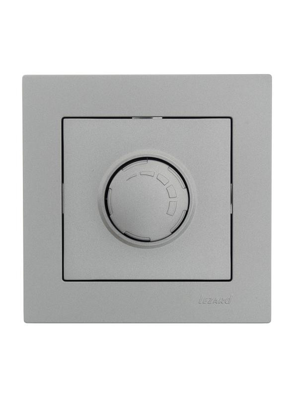 картинка Механизм светорегулятора СП 800Вт VESNA платина LEZARD 742-3588-115