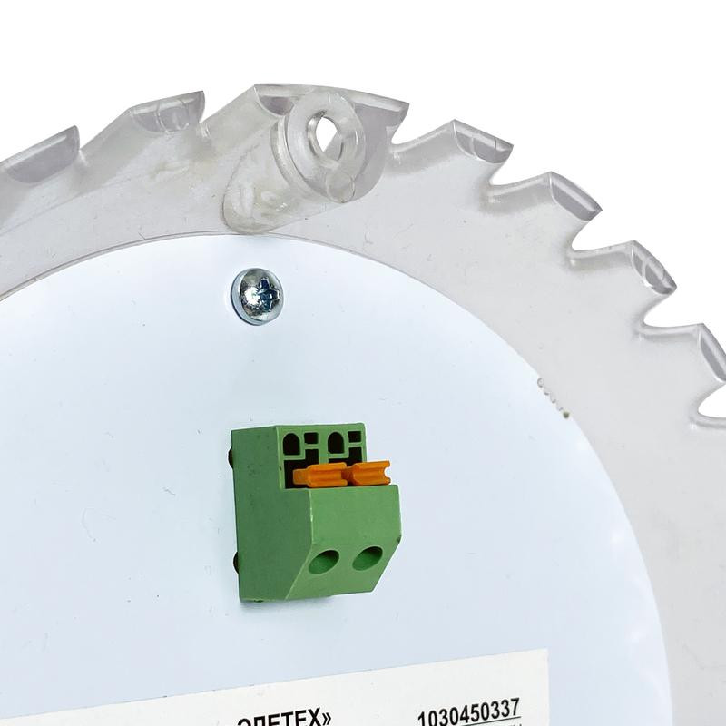 картинка Светильник светодиодный СПЕЦСВЕТ 03-007-401 "ЖКХ-LED" 7Вт 6500К IP50 840лм ф133 с датчиком (инд. упак.) Элетех 1030450337