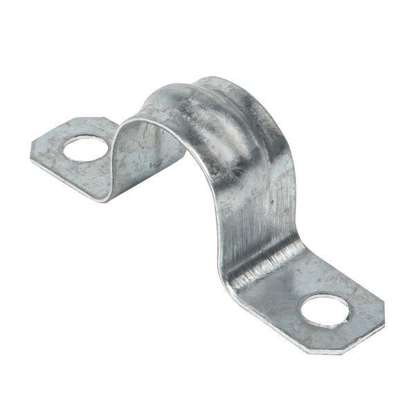 картинка Скоба крепежная двухлапковая d19-20мм метал. EKF sm-2-19-20