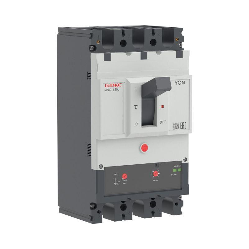 Выключатель автоматический 3P 630А 70кА pro MNX630L при AC415V расцепитель TMD YON MNX630L3PTMD0630
