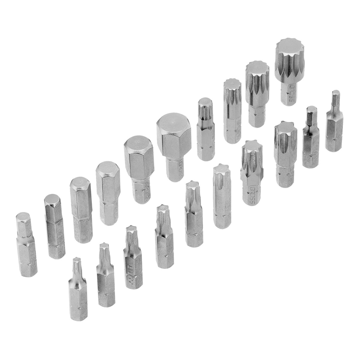картинка Набор инструментов, 1/4", 1/2", CrV, 120 зубьев, 101 предмет Gross