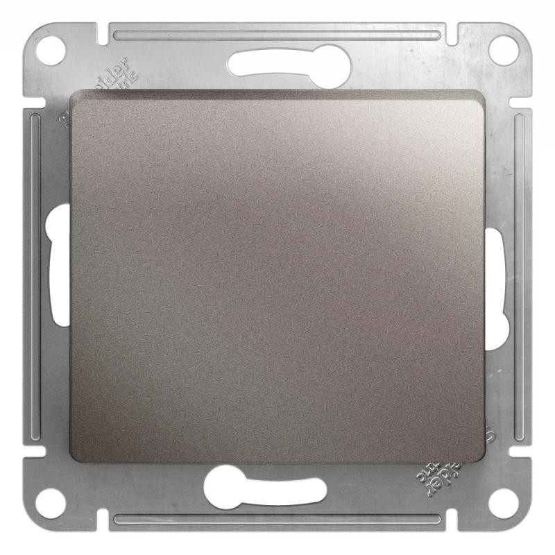 картинка Выключатель 1-кл. СП Glossa 10А IP20 (сх. 1) 10AX механизм платина SE GSL001211