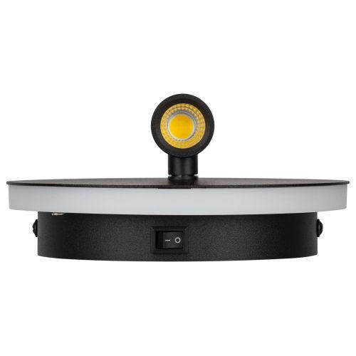 Светильник светодиодный EDGAR WL55 BK COB 5Вт/SMD 7Вт 4000К IP20 интерьерный декоративный черн. Эра Б0062917