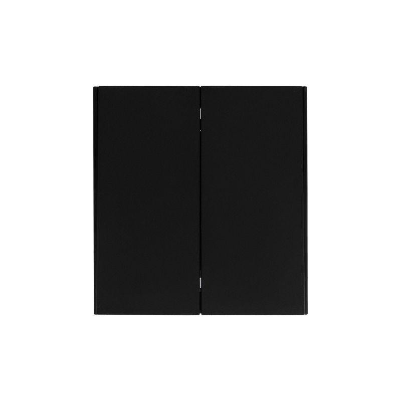Переключатель проходной 2-кл. СП STRONG 10А антрацит Kranz KR-78-0709-5