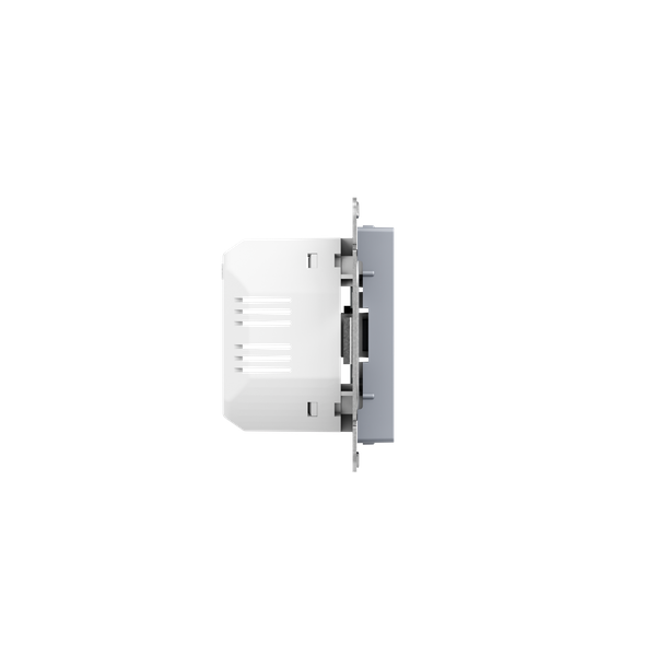 картинка Розетка СП Эпика USB-A+С механизм алюм. EKF UP1-SOA-USBA+USBC