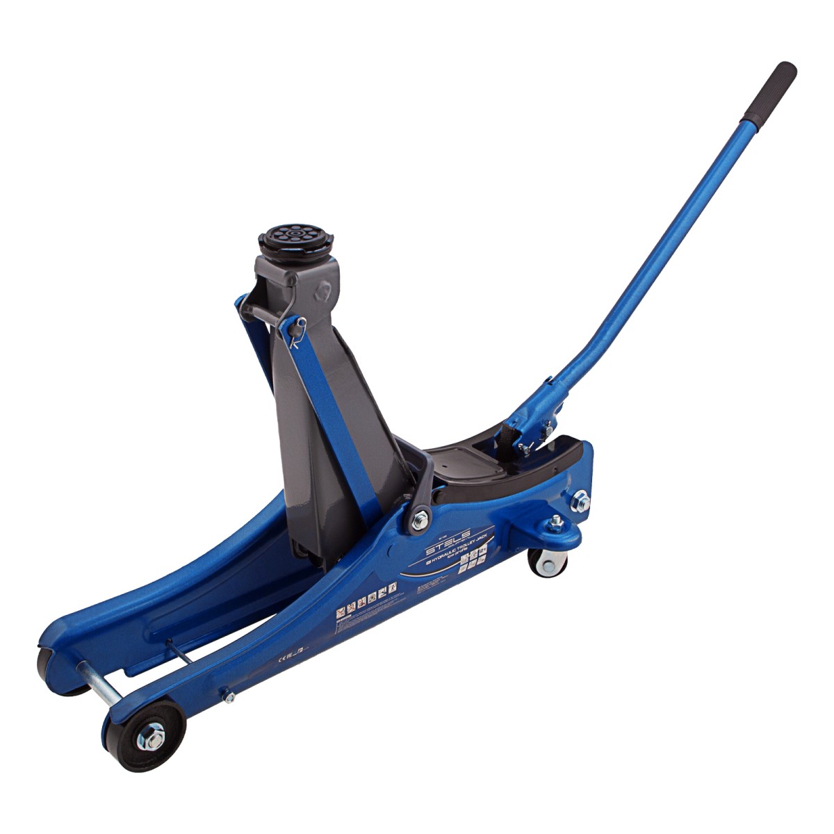 картинка Домкрат гидравлический подкатной, 2т Low Profile, 80-380 мм Stels