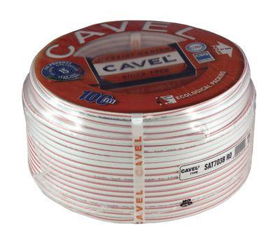 картинка Кабель SAT 703В+Cu/Al/CuSn 75Ом медь Б (м) CAVEL 01-2432