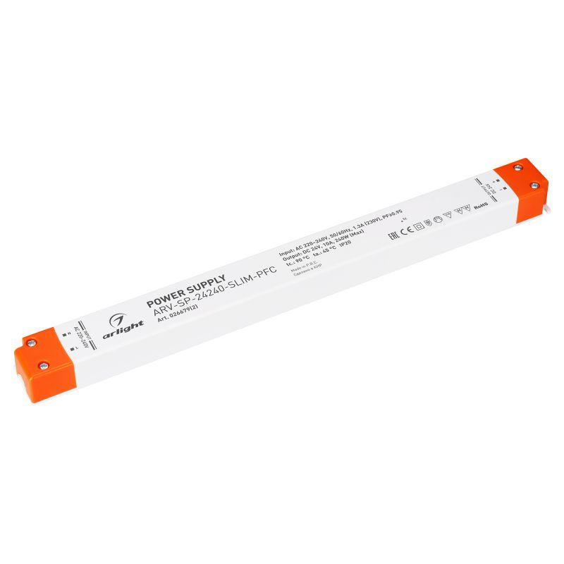 Блок питания ARV-SP-24240-SLIM-PFC 24В 10А 240Вт IP20 пластик Arlight 0266792