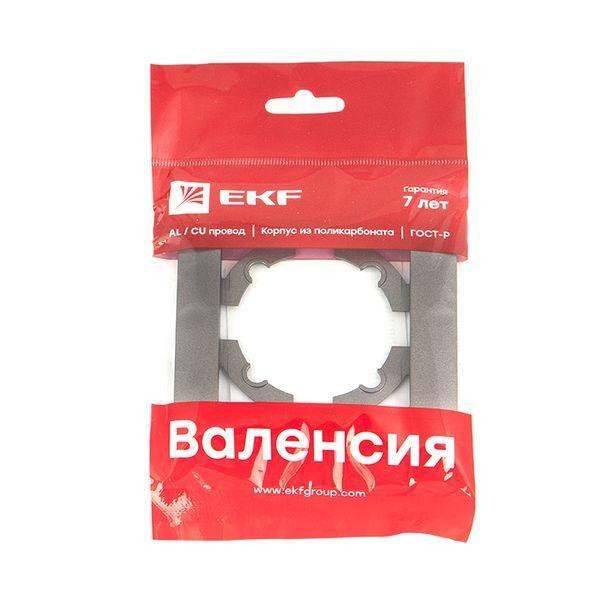 картинка Рамка 1-м Валенсия графит EKF EWM-G-301-60