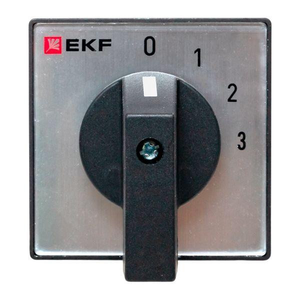 Переключатель кулачковый ПК-1-102 2п 32А "0-1-2-3" IP65 EKF pk-1-102-32-65